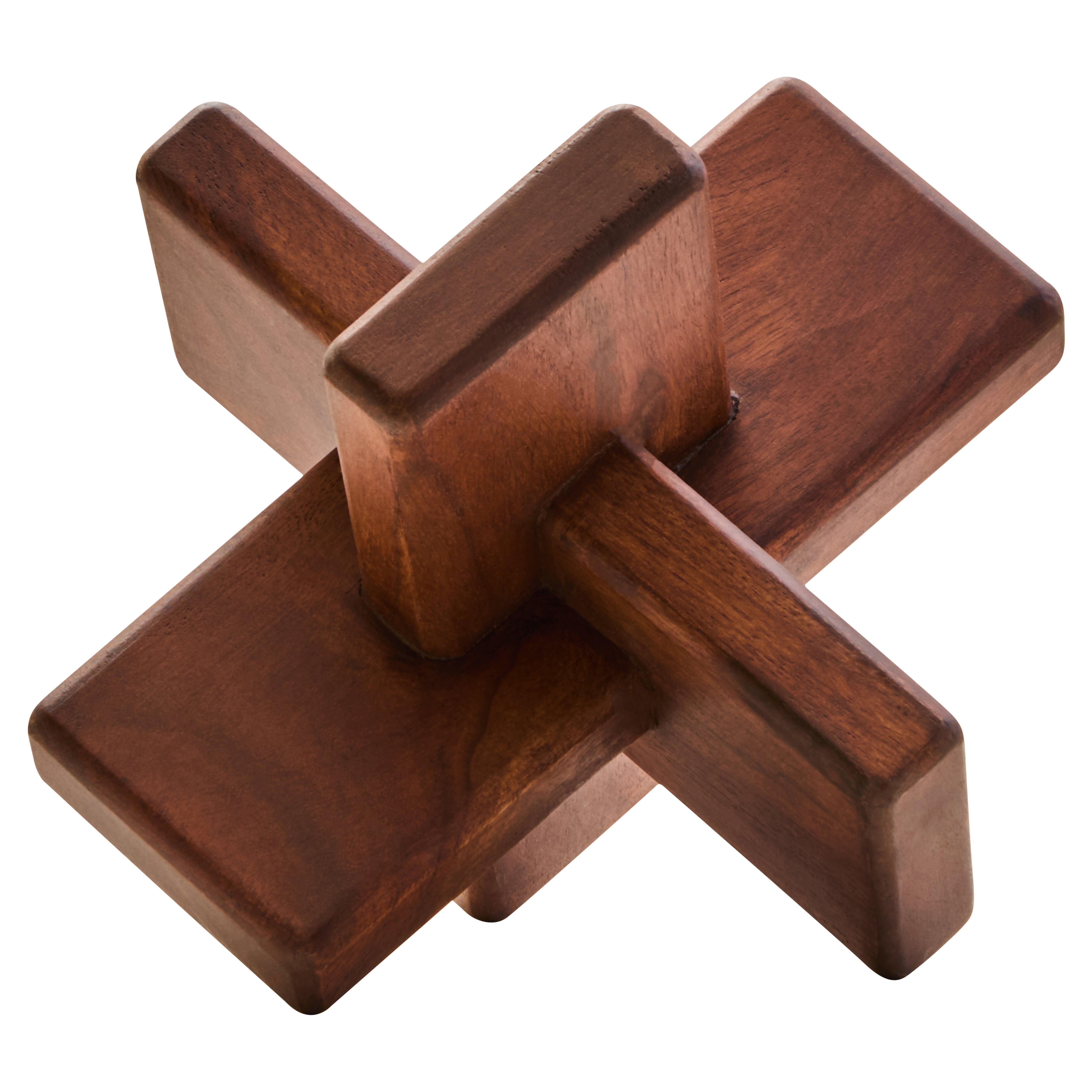 Karna Brown Wood Sculpture